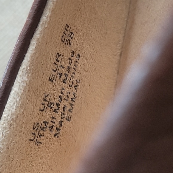 Naturalizer Chestnut Emmal Loafer 11m Vegan Leather - Picture 5 of 7